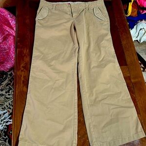 Old navy wide leg kakis
